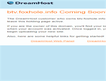 Tablet Screenshot of btv.foxhole.info